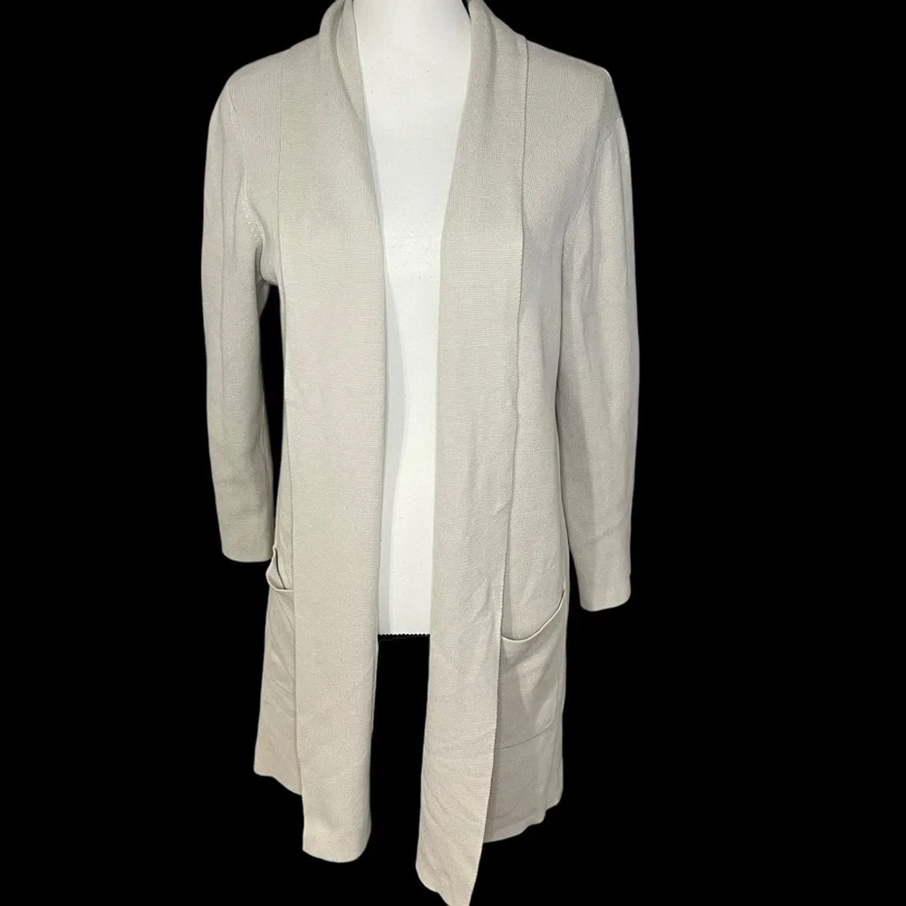 Eileen Fisher open front cardigan
